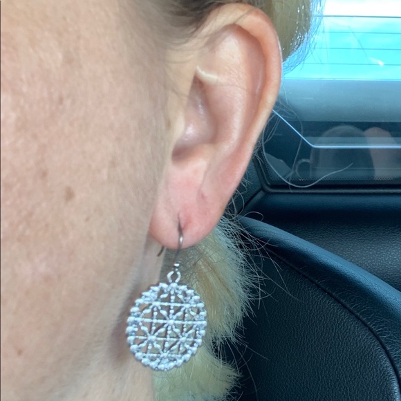 NWT Lucky Brand Silver earrings - Picture 6 of 7